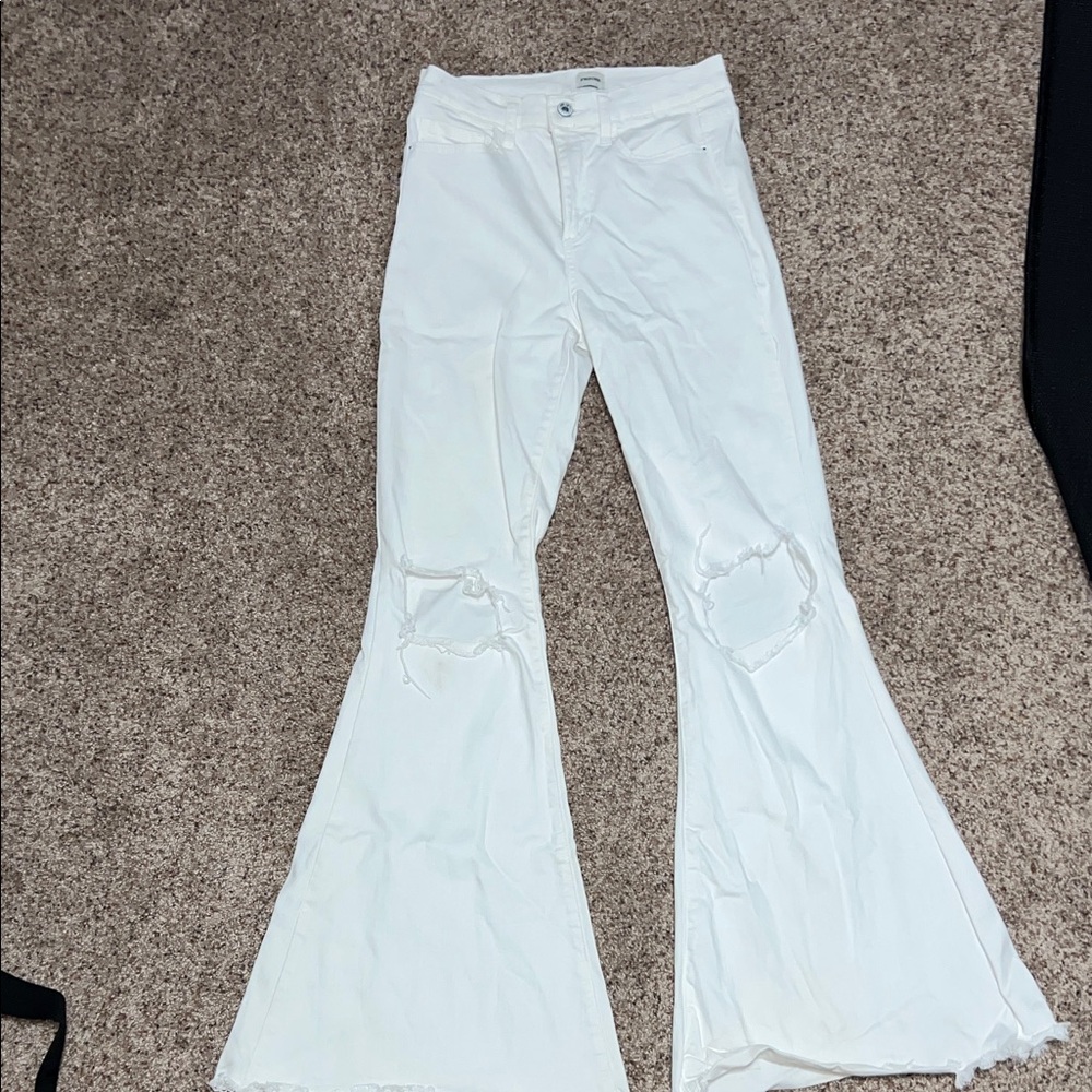 Sneak Peek White Denim Pants